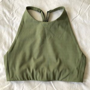 Girlfriend Collective Topanga Bra Olive